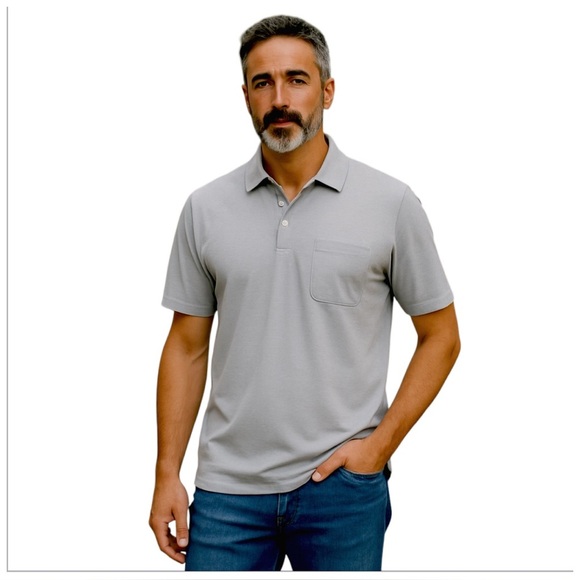 Polo by Ralph Lauren Men’s Short-Sleeve Polo Shirt. Slate. Large - Picture 1 of 11